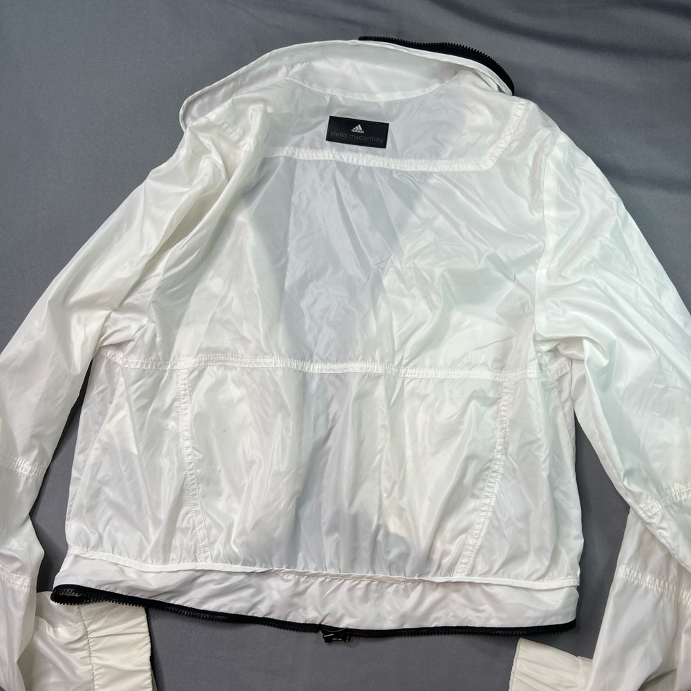 Adidas Stella McCartney Athletiv White and Black Cropped Jacket size